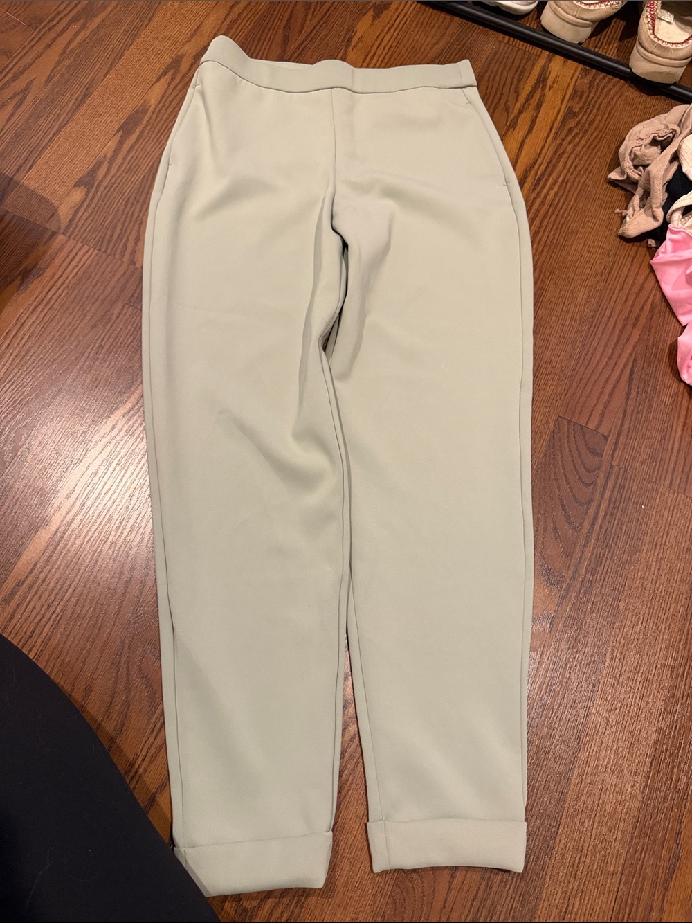 Express Light Sage Green Trousers